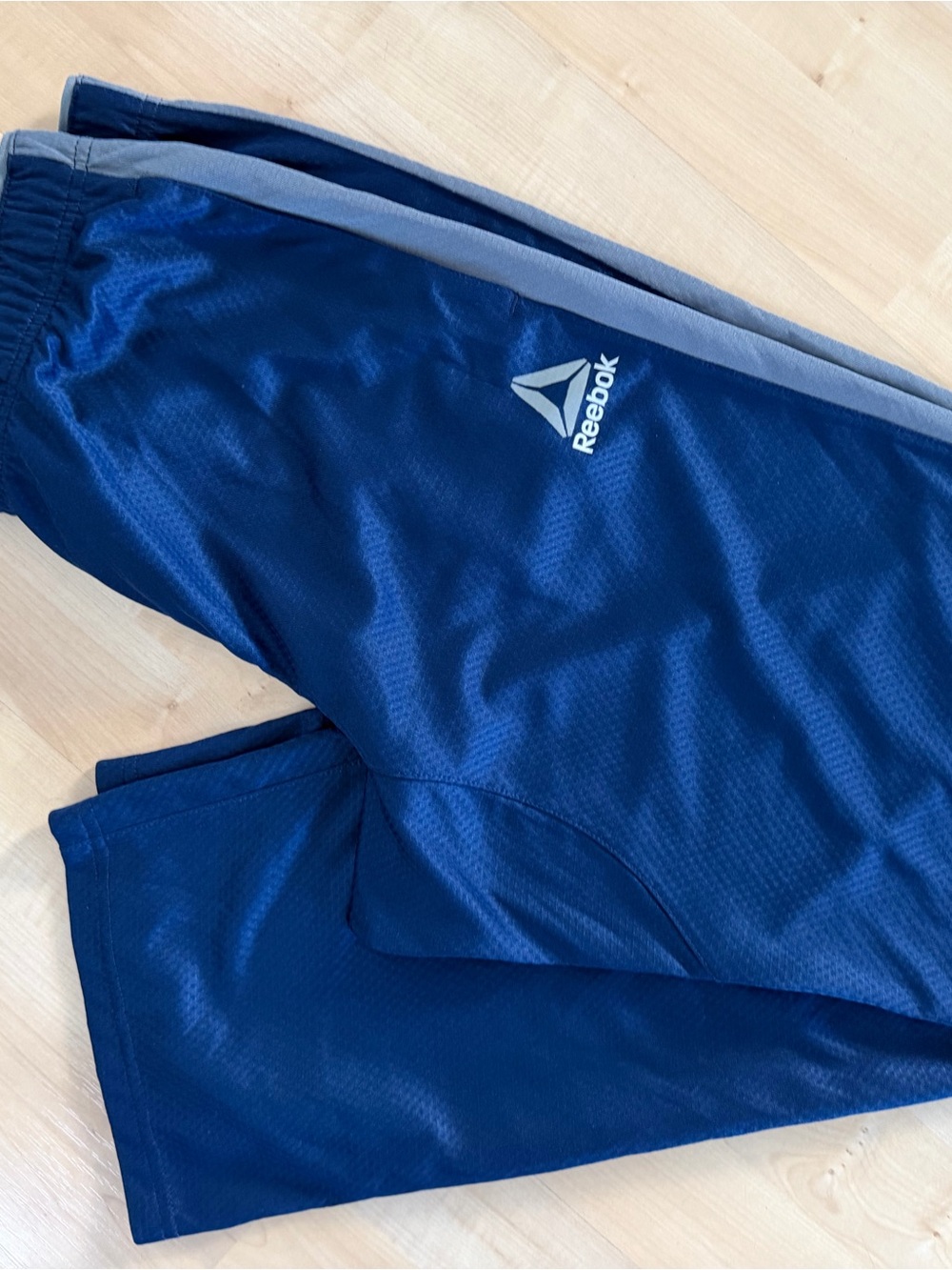Reebok Speedwick Men’s Lightweight Athletic Pants Blue Gray M